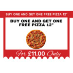 Buy One And Get One Free Pizza 12"